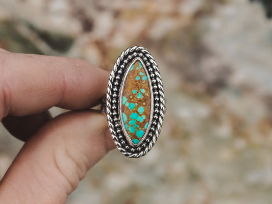 No.8 Turquoise Ring (Size 7)