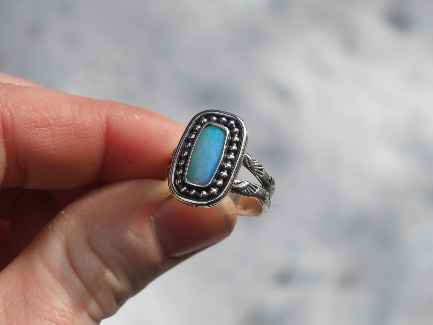 Boulder Opal Ring (Size 7)