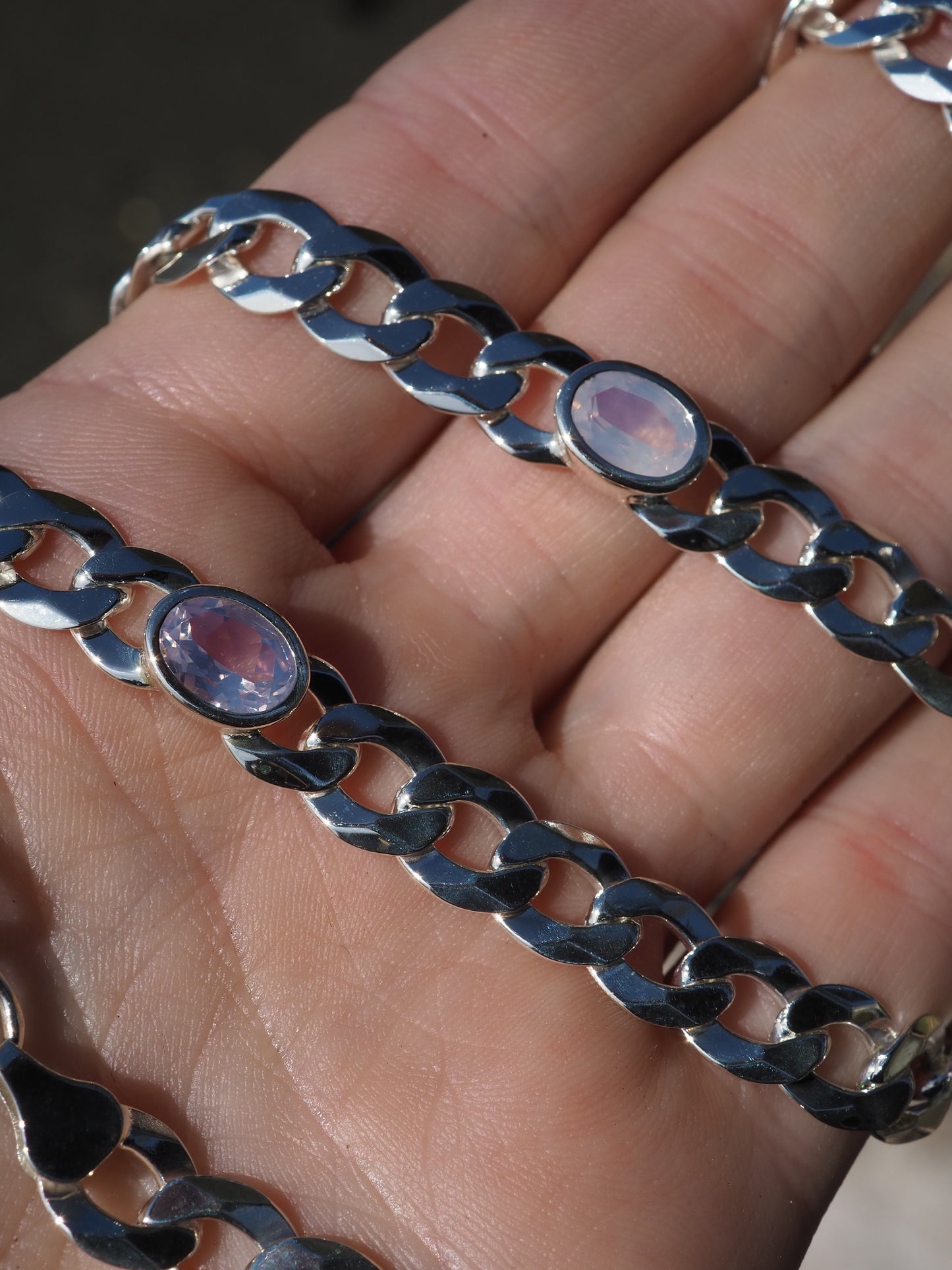 Lavender Moon Quartz Bracelet