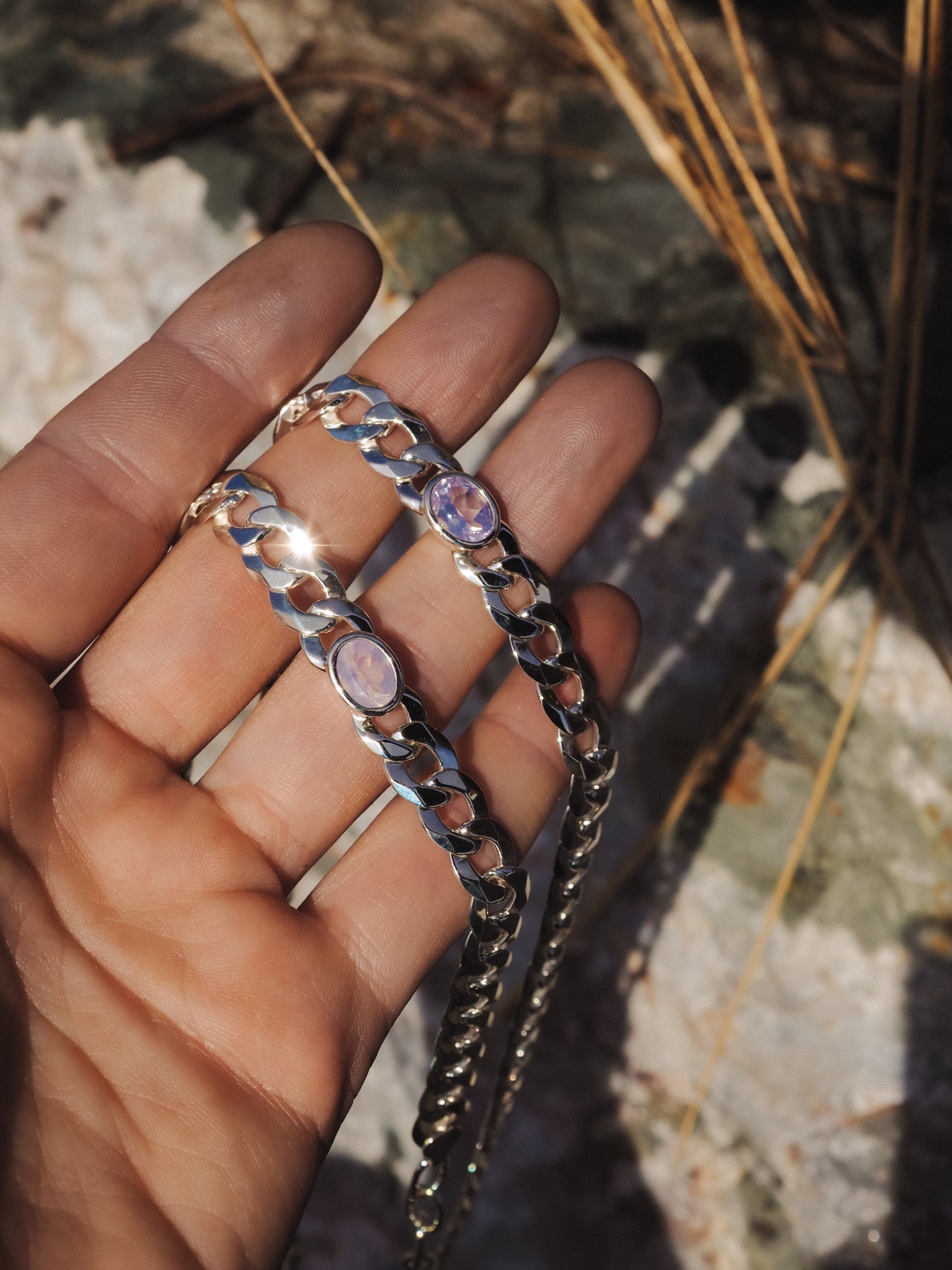 Lavender Moon Quartz Bracelet