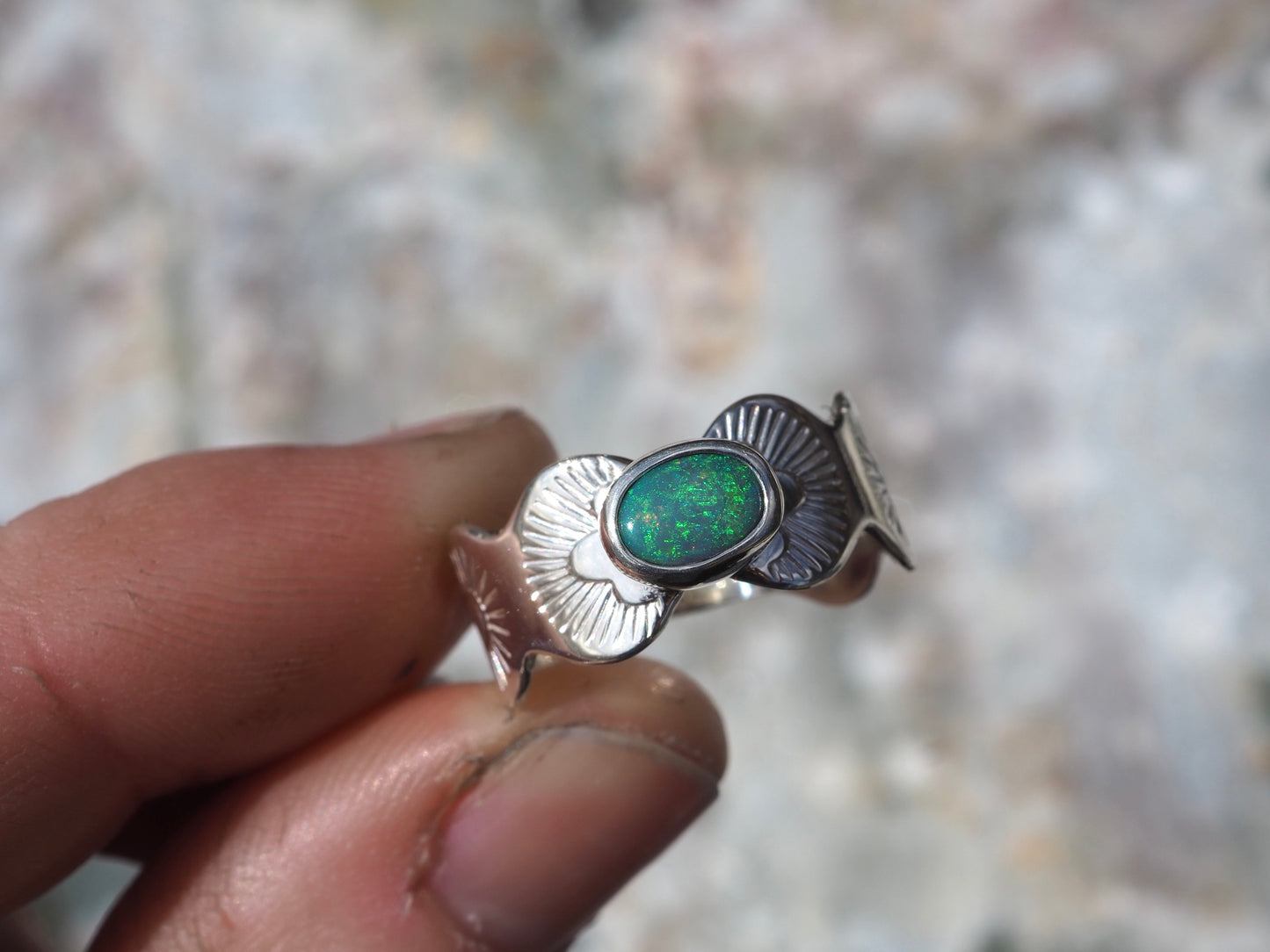 Scallop Ring (Size 7.5)