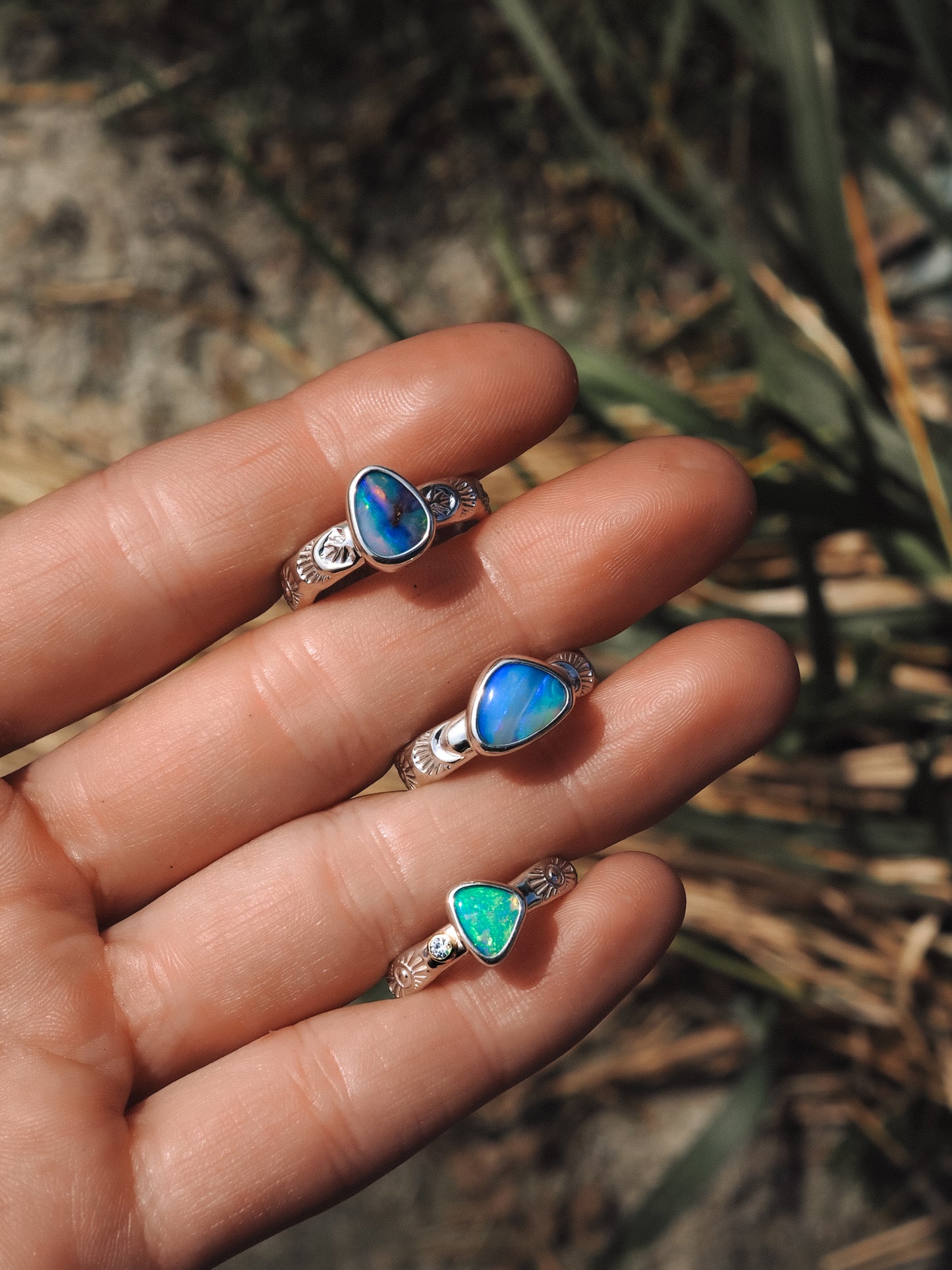 Boulder Opal Ring (Size 7.5)