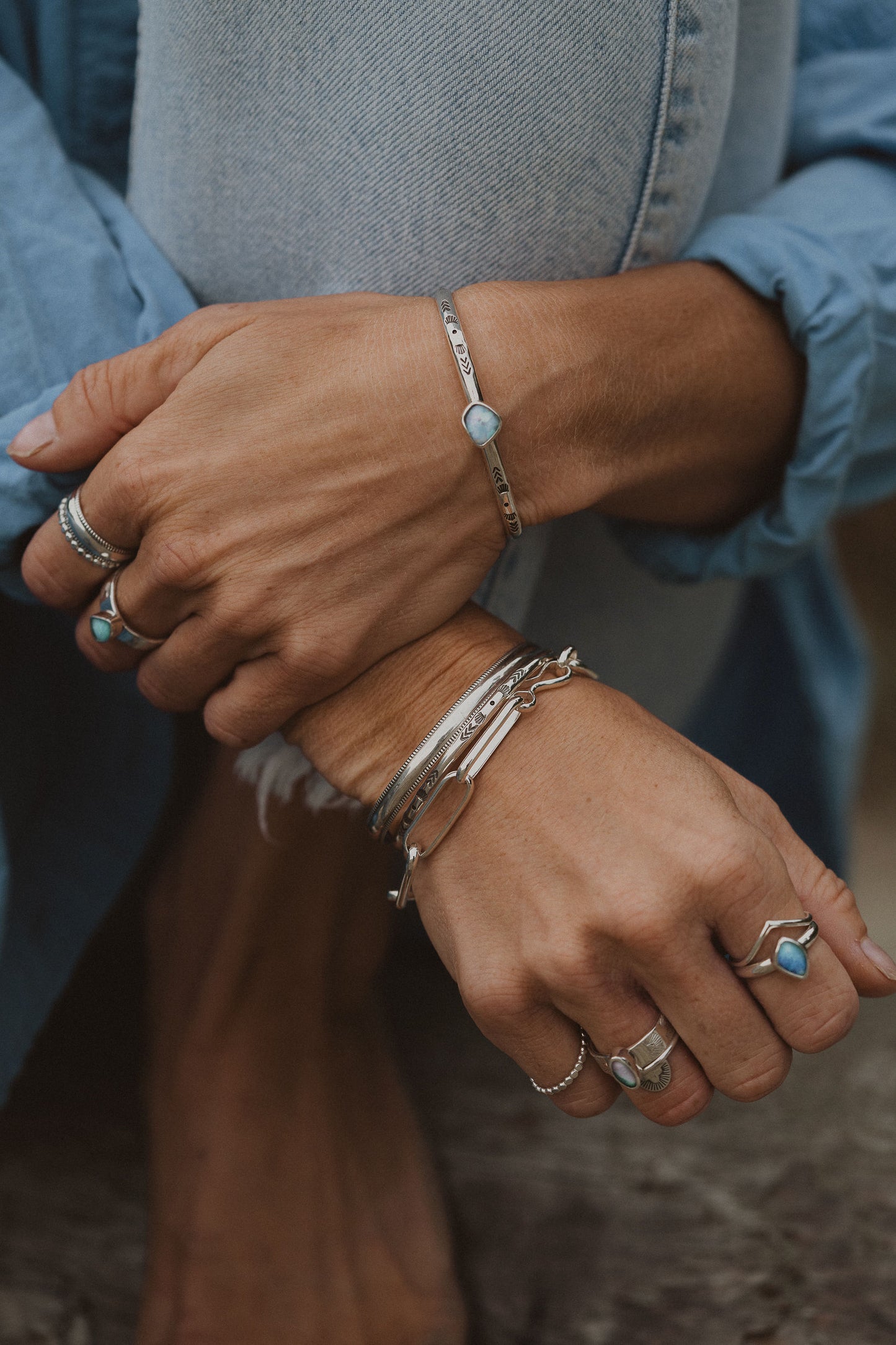 Thick Paperclip Chain Bracelet