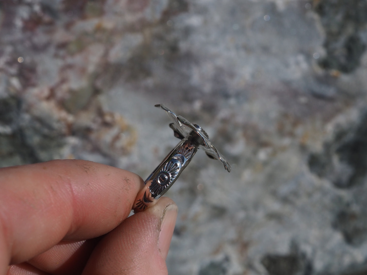 Blossom Ring (Opal) (Size 6)