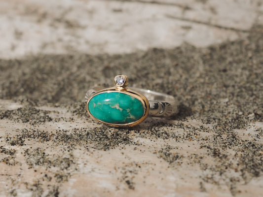 Turquoise Horizon Ring (Size 6)