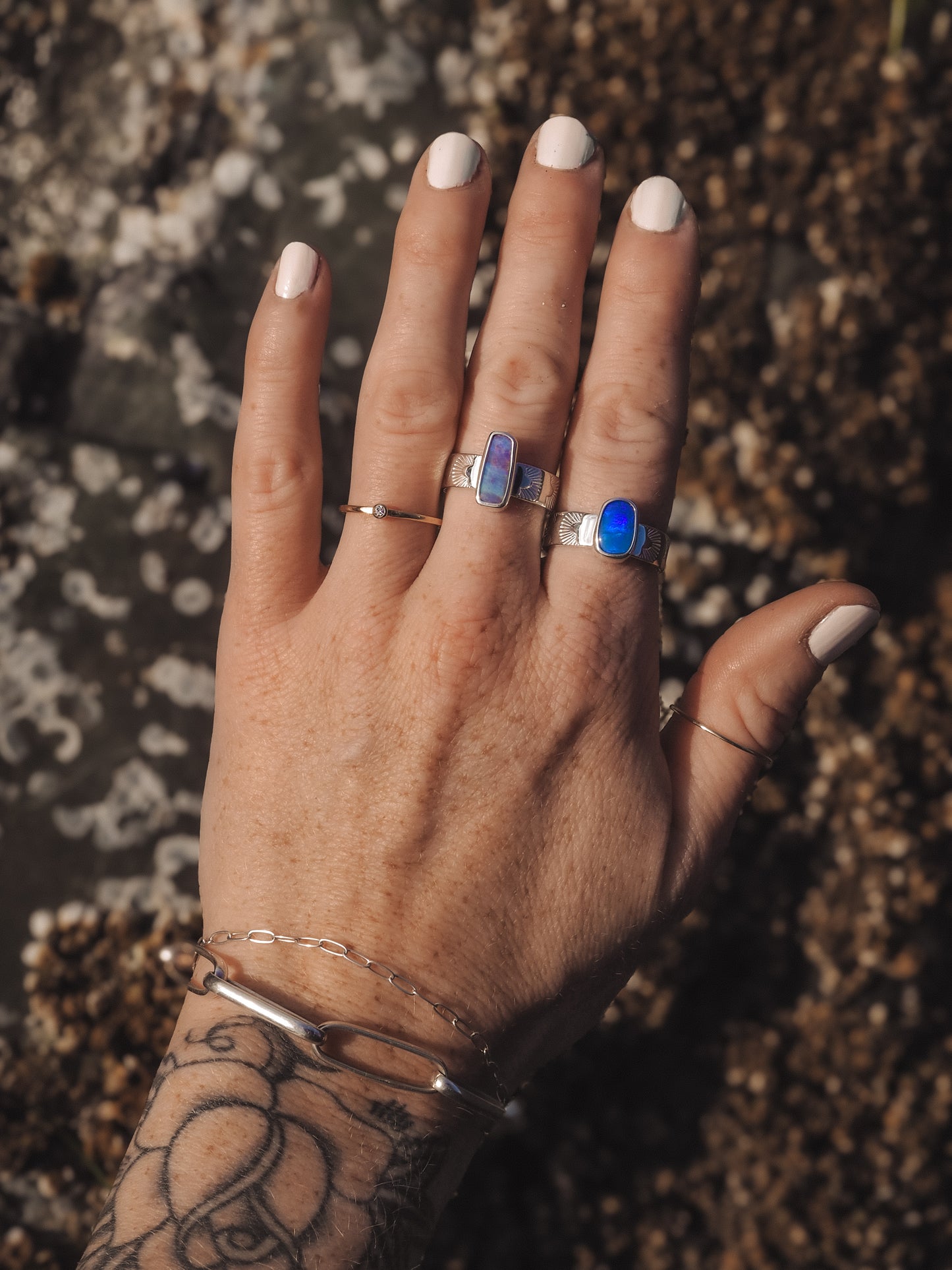 Opal Dawn Ring (Size 7.5)