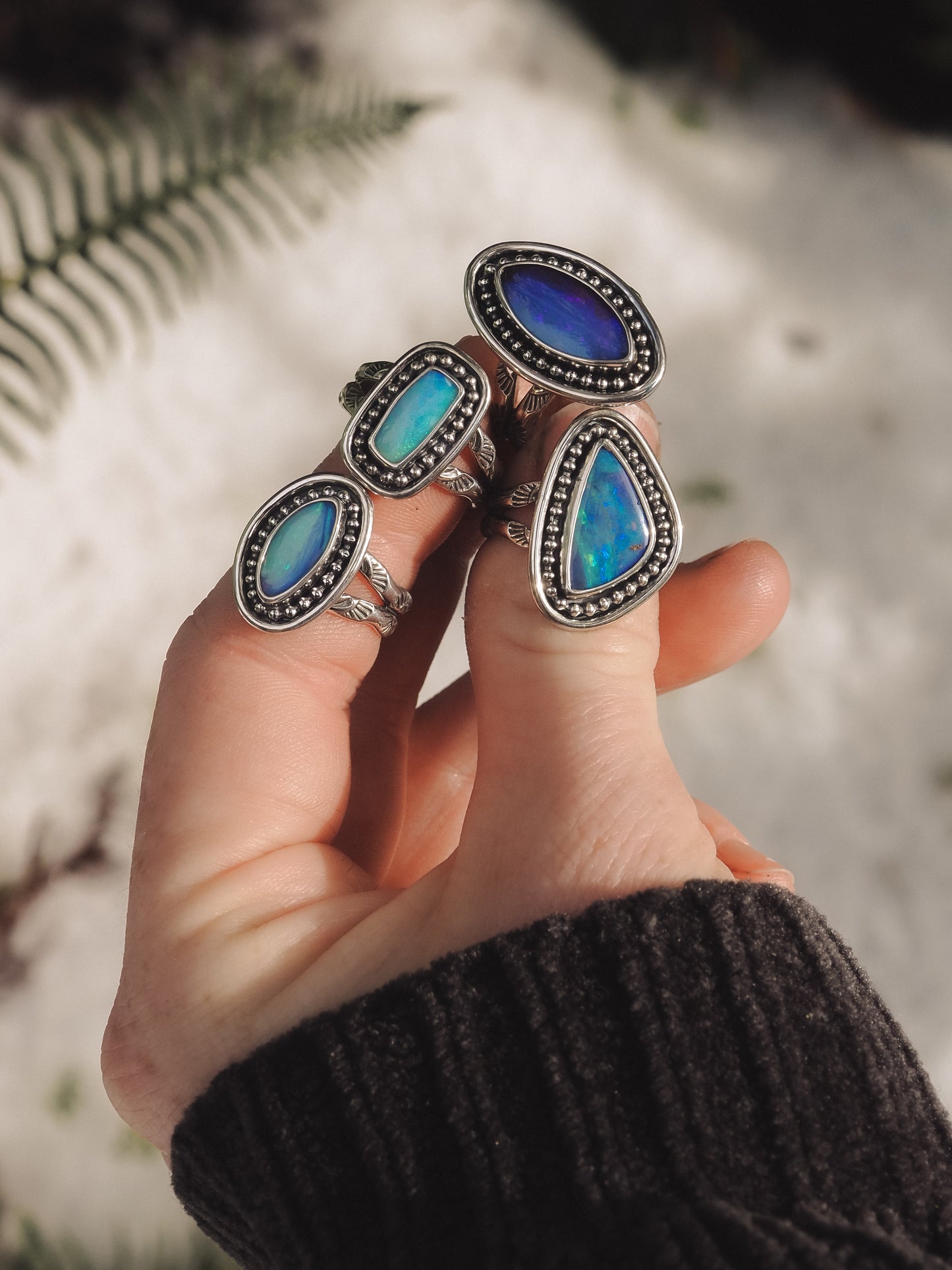 Boulder Opal Ring (Size 6)