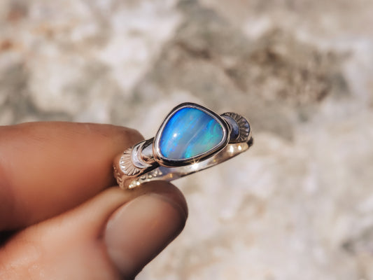 Boulder Opal Ring (Size 7.5)