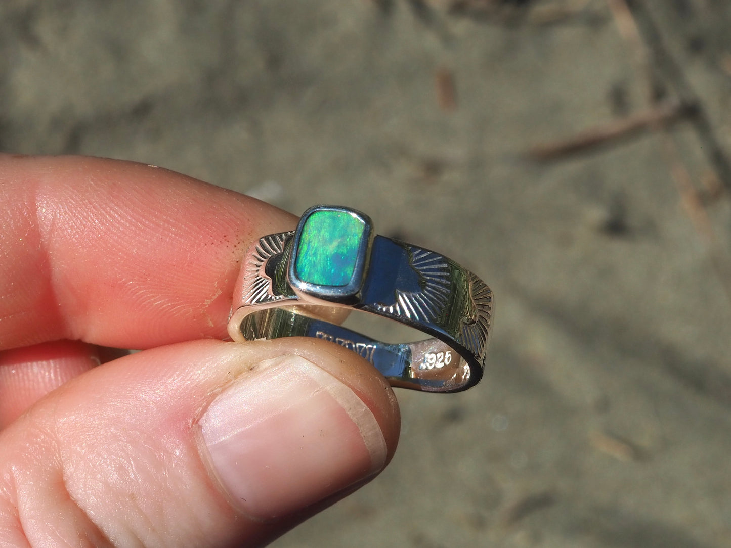Opal Dawn Ring (Size 7.5)
