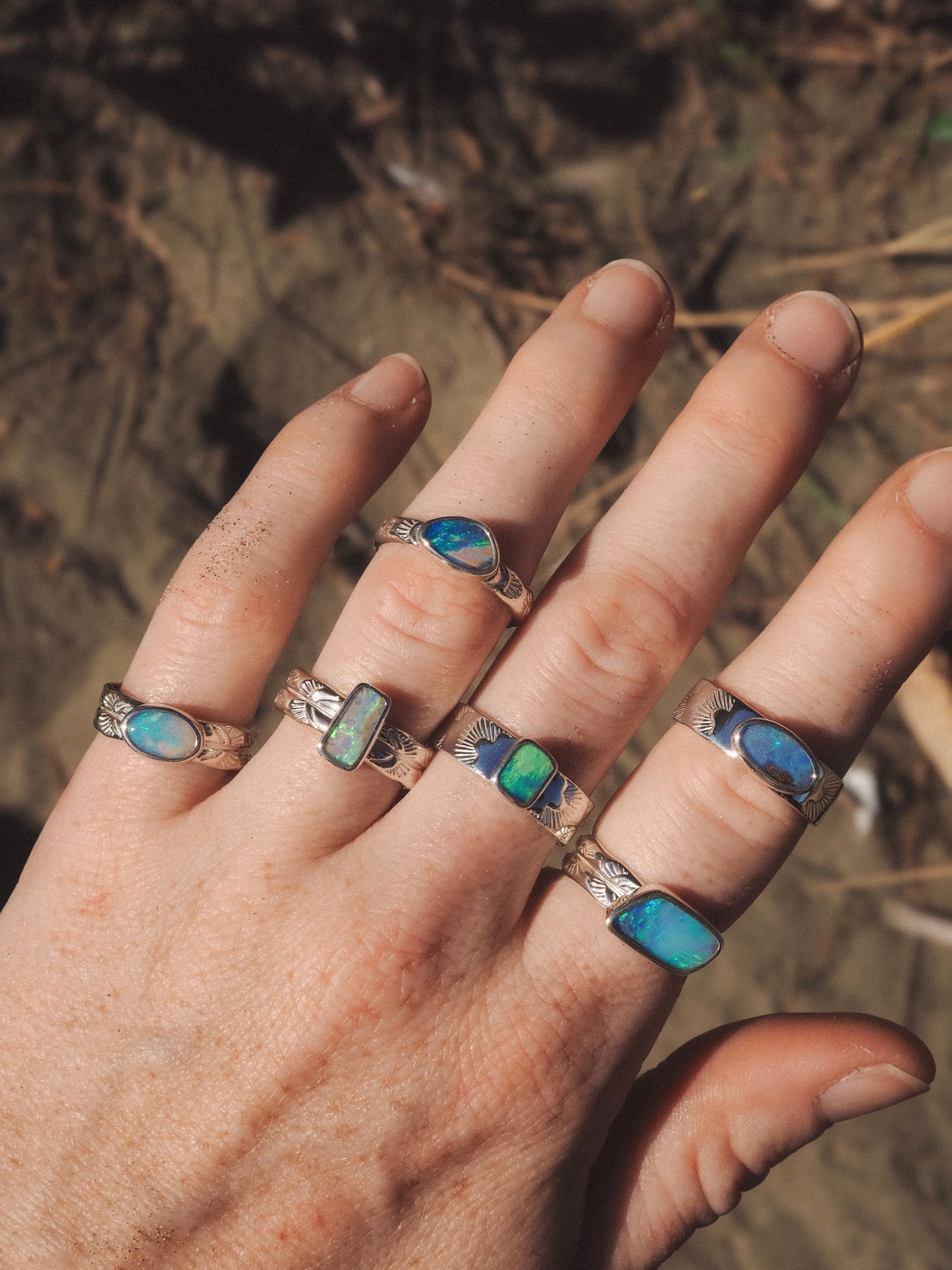 Boulder Opal Ring (Size 7)