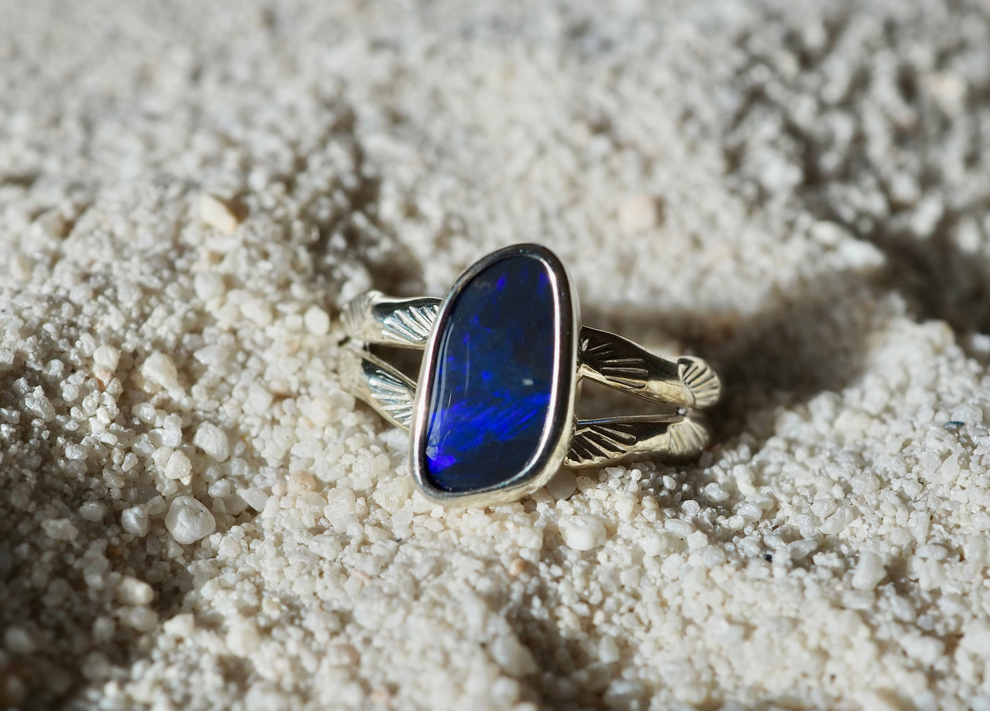 Lightning Ridge Opal Ring (Size 8)