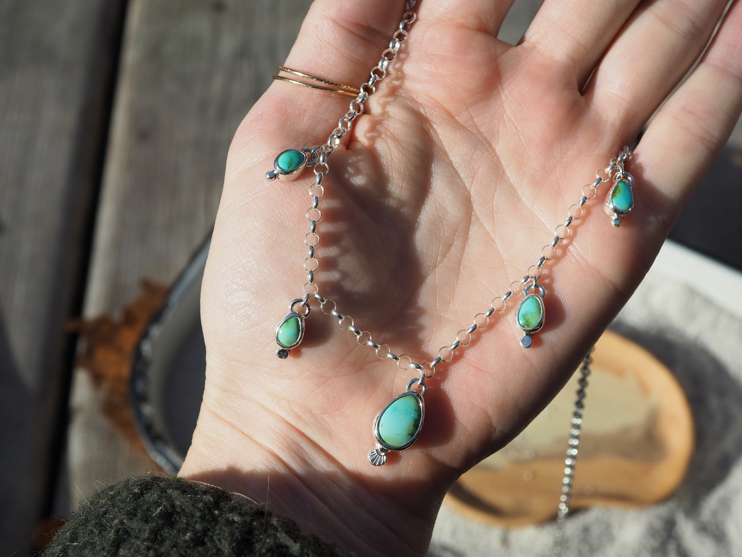 Sonoran Gold Charm Necklace