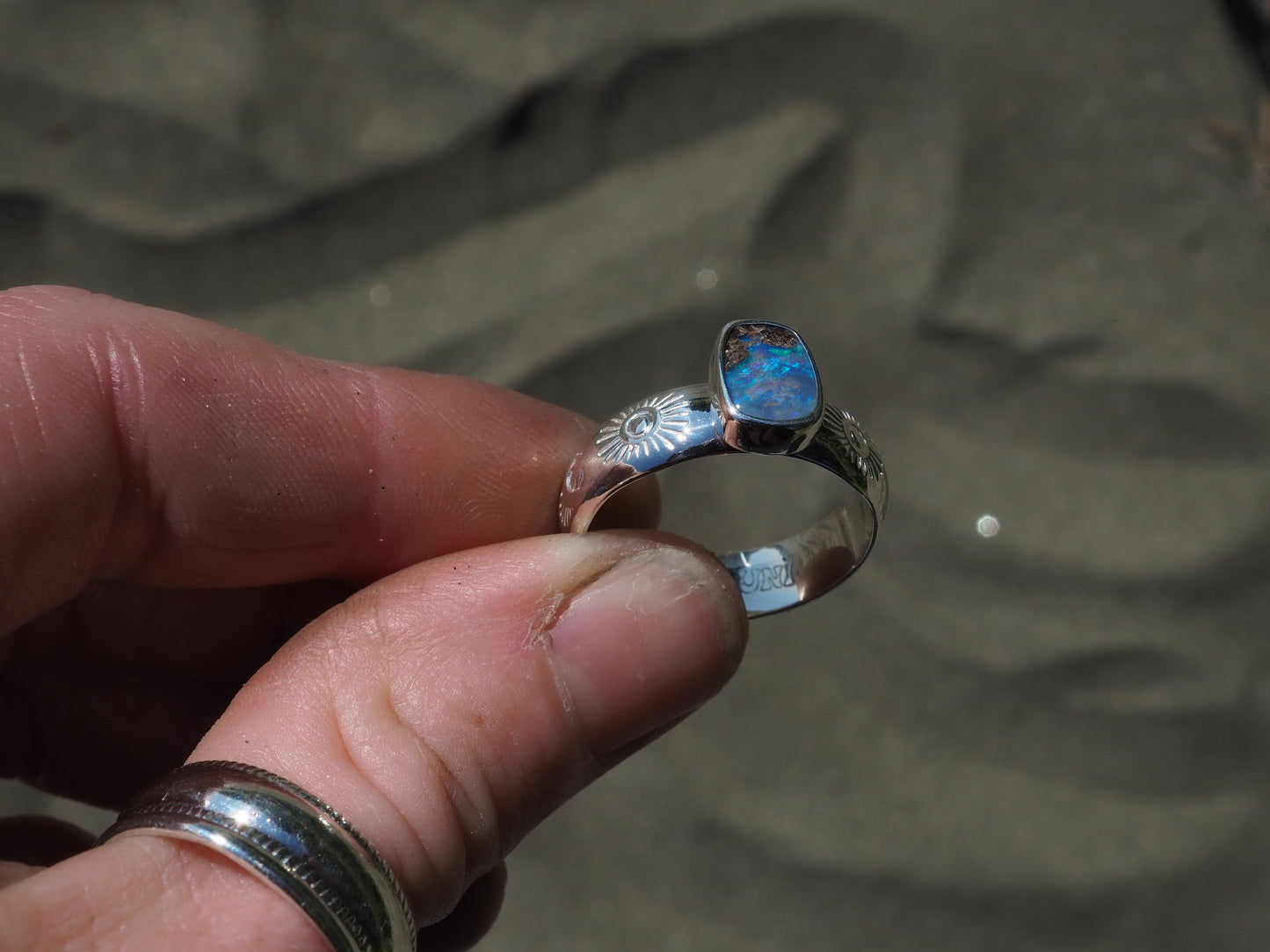 Solid Opal Ring (Size 9.5)