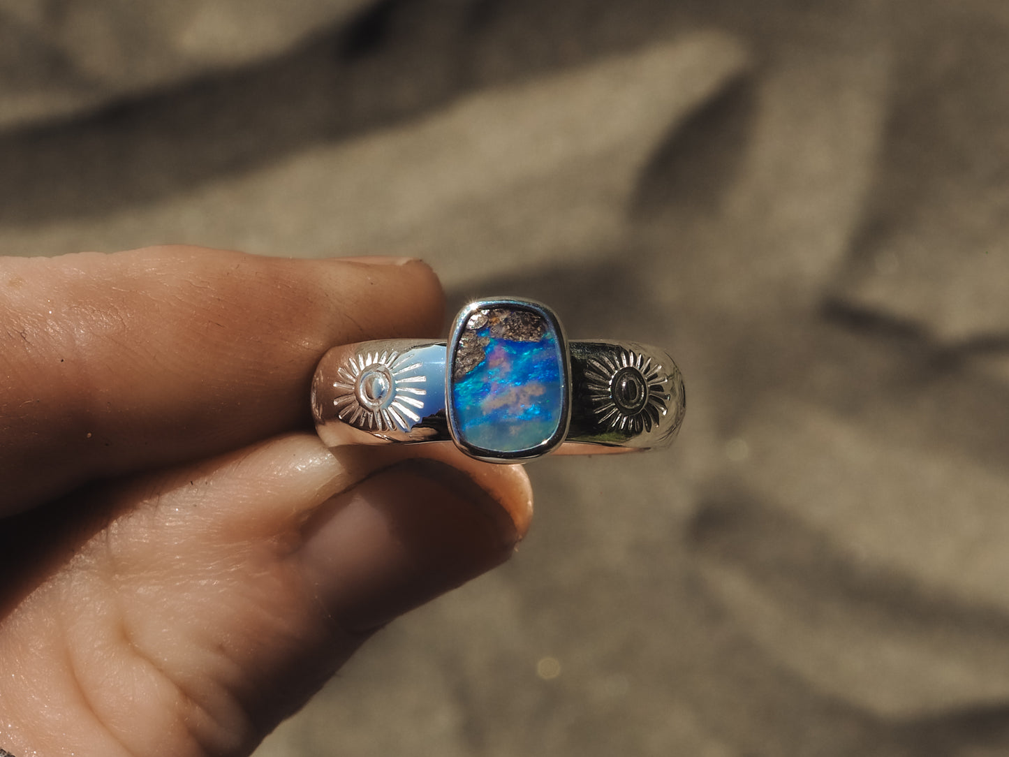 Solid Opal Ring (Size 9.5)