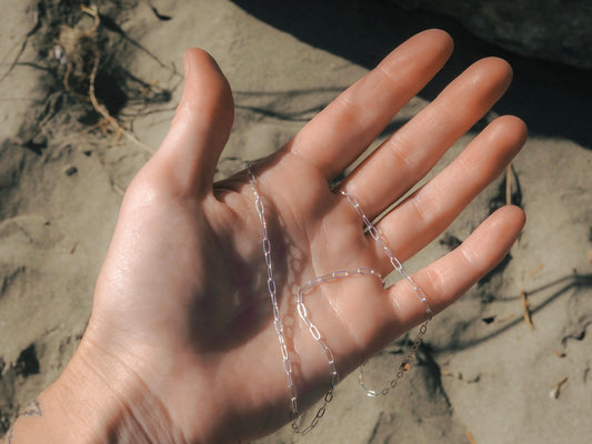 Dainty Paperclip Chain